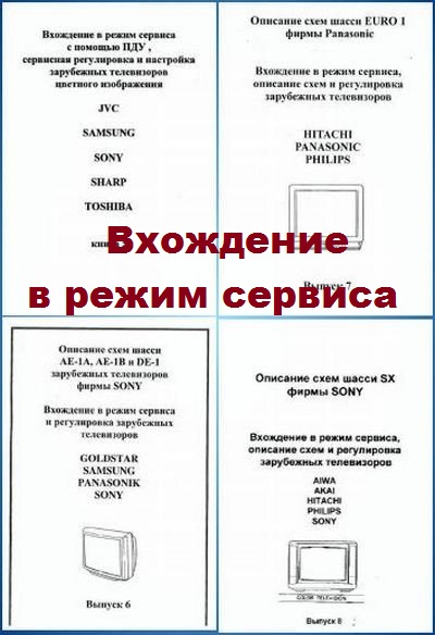 Серия - Вхождение в режим сервиса